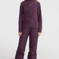 Jack's Polartec® 100 fleecevest met volledige rits | Aubergine