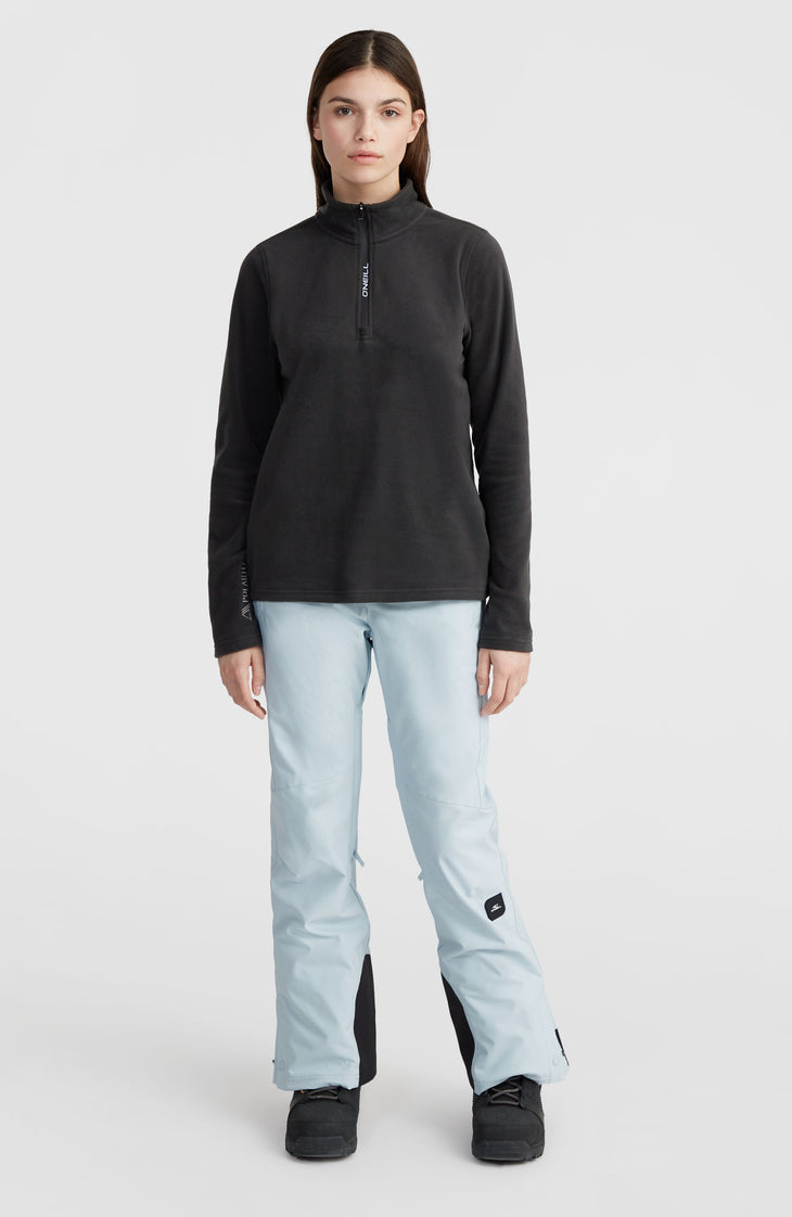 Jack's Polartec® 100 fleecetrui met halve rits | Black Out