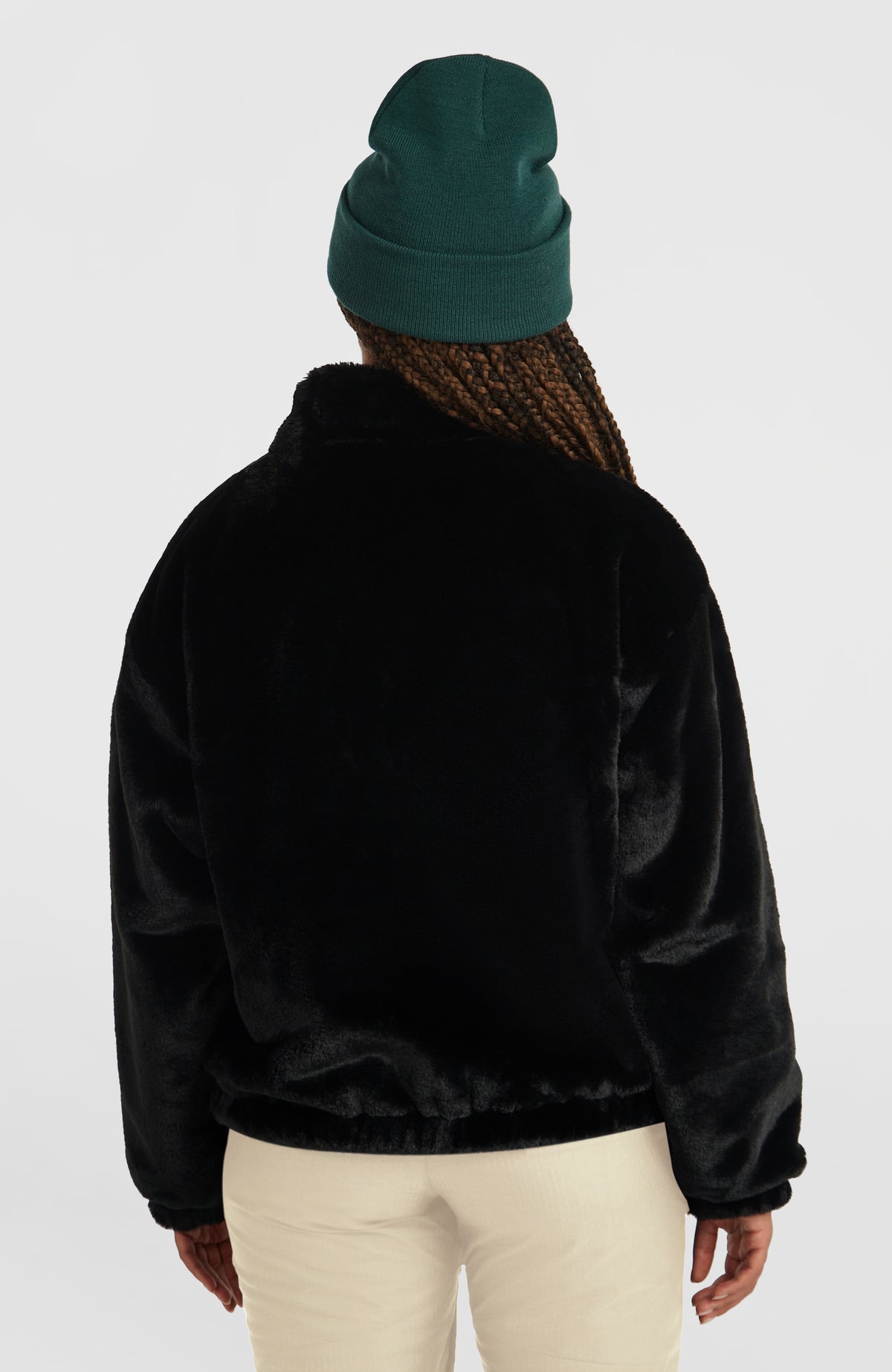 FWC'Cruz fleecevest van imitatiebont | Black Out
