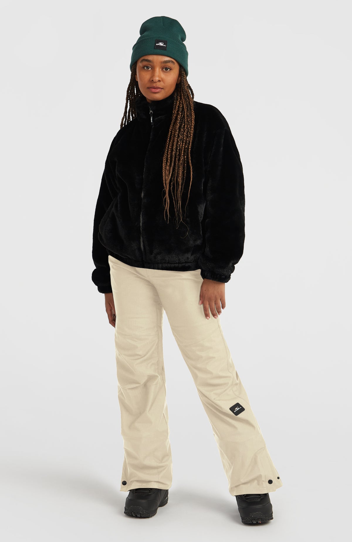 FWC'Cruz fleecevest van imitatiebont | Black Out