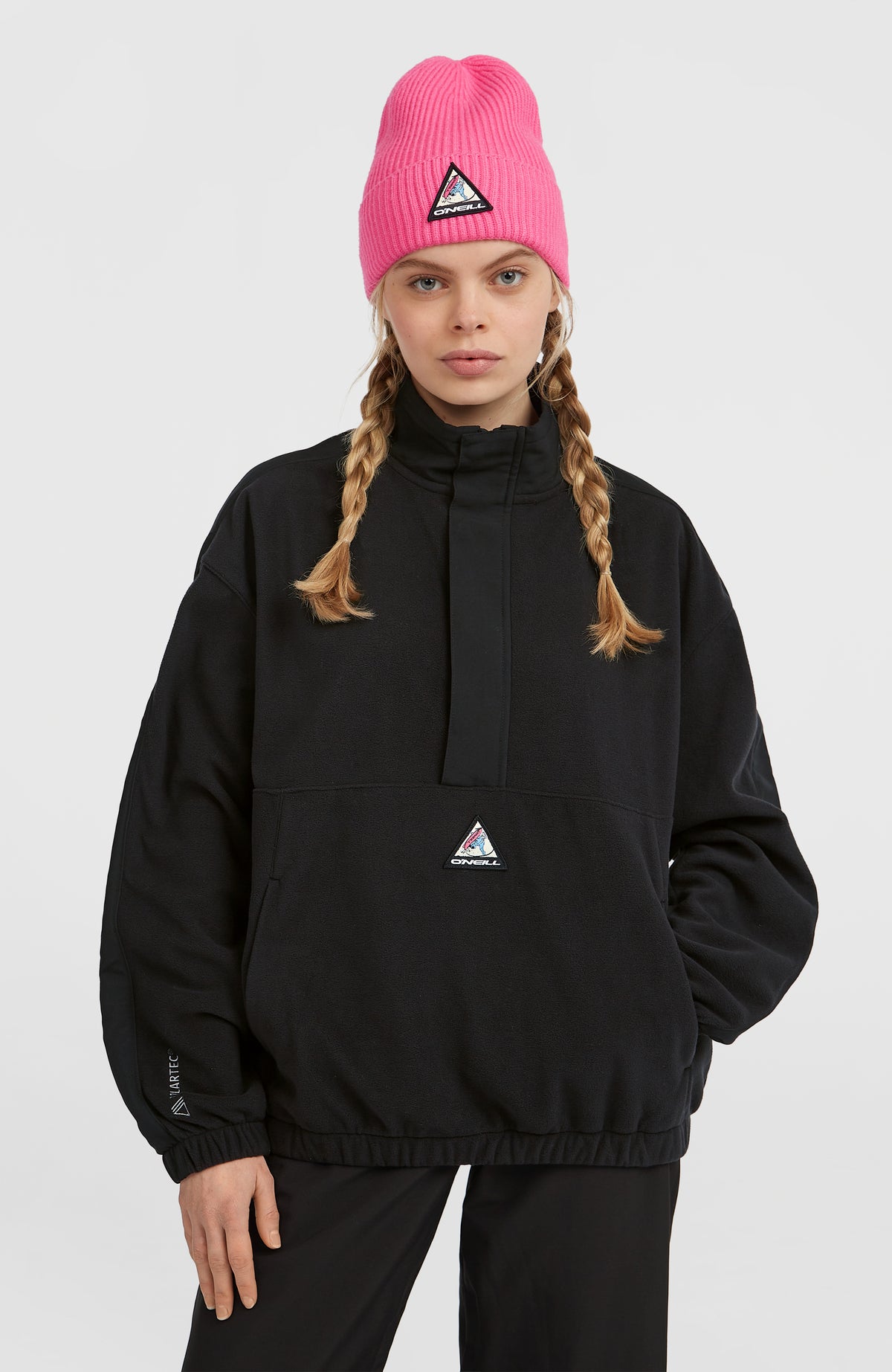 FWC'Play Polartec® fleecetrui met hoge rits | Black Out