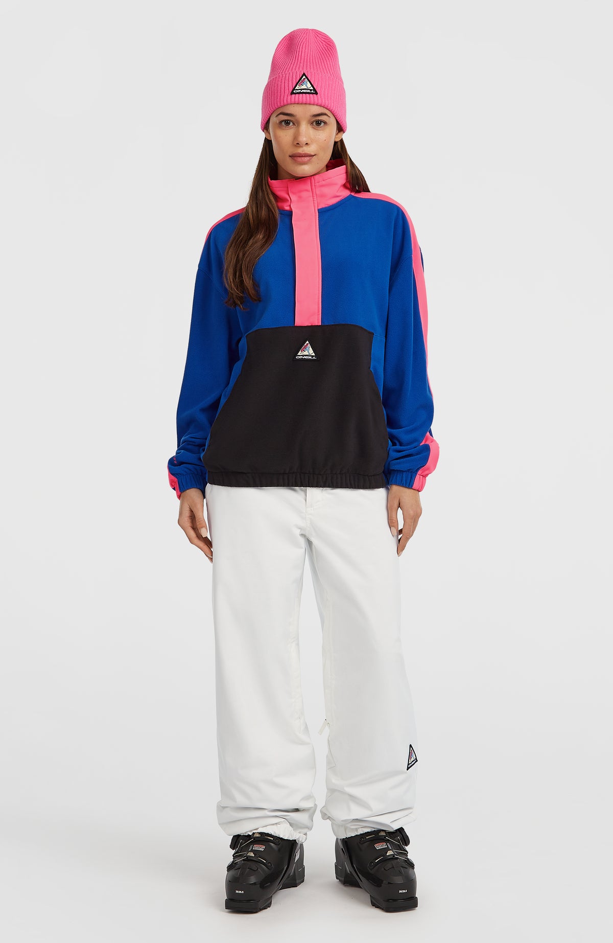 FWC'Play Polartec® fleecetrui met hoge rits | Active Blue Colour Block