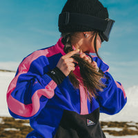 FWC'Play Polartec® fleecetrui met hoge rits | Active Blue Colour Block