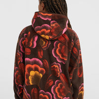 O'Riginals Superfleece hoodie | Brown Originals Flower