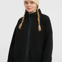 Must-Have High-Pile fleecevest met volledige rits | Black Out