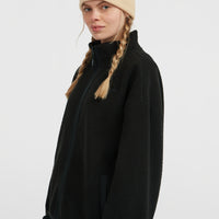 Must-Have High-Pile fleecevest met volledige rits | Black Out
