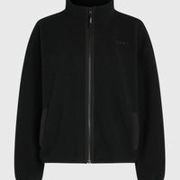 Must-Have High-Pile fleecevest met volledige rits | Black Out