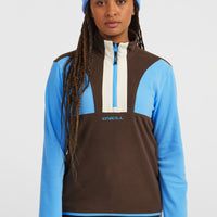 FWC'Cruz Triple Polartec® fleecetrui met halve rits | Blue Poppy Colour Block