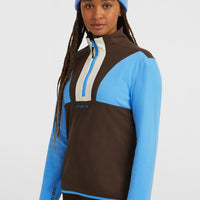 FWC'Cruz Triple Polartec® fleecetrui met halve rits | Blue Poppy Colour Block
