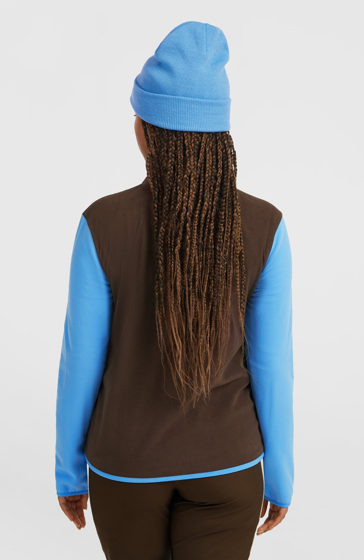 FWC'Cruz Triple Polartec® fleecetrui met halve rits | Blue Poppy Colour Block