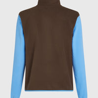 FWC'Cruz Triple Polartec® fleecetrui met halve rits | Blue Poppy Colour Block