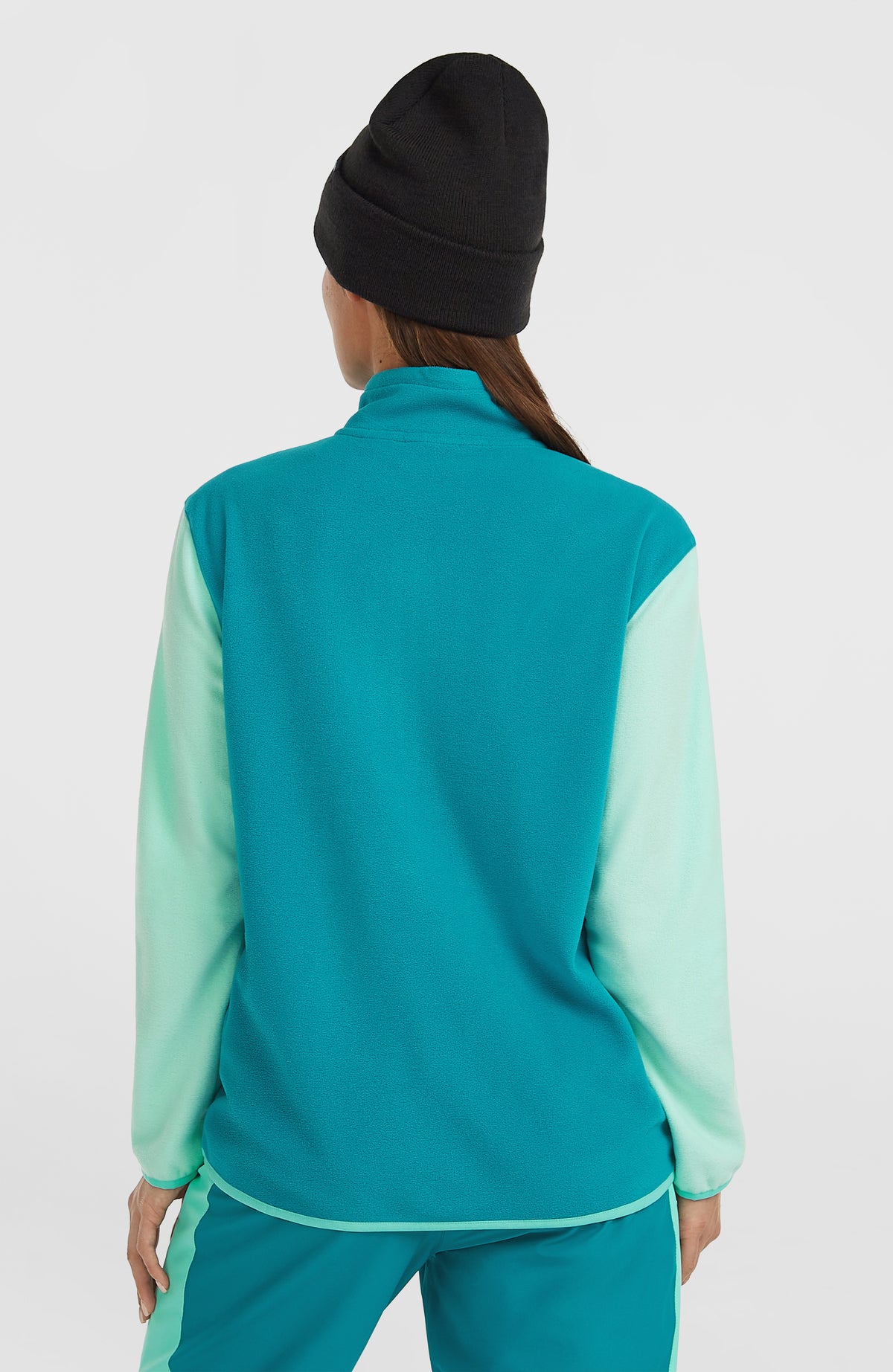 FWC'Cruz Triple Polartec® fleecetrui met halve rits | Retro Mint Colour Block