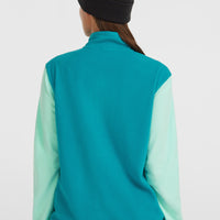 FWC'Cruz Triple Polartec® fleecetrui met halve rits | Retro Mint Colour Block
