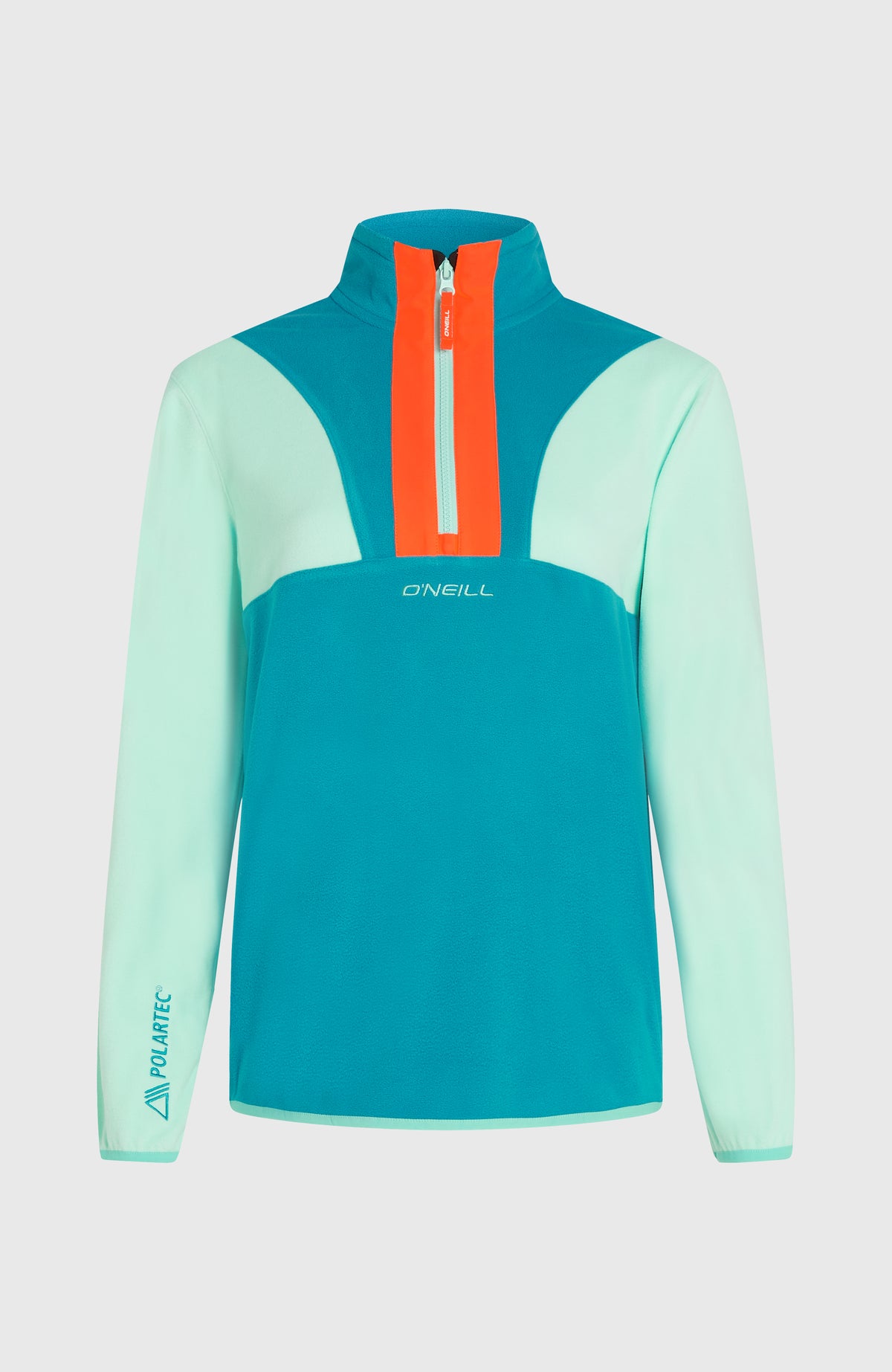 FWC'Cruz Triple Polartec® fleecetrui met halve rits | Retro Mint Colour Block