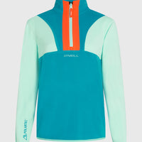FWC'Cruz Triple Polartec® fleecetrui met halve rits | Retro Mint Colour Block