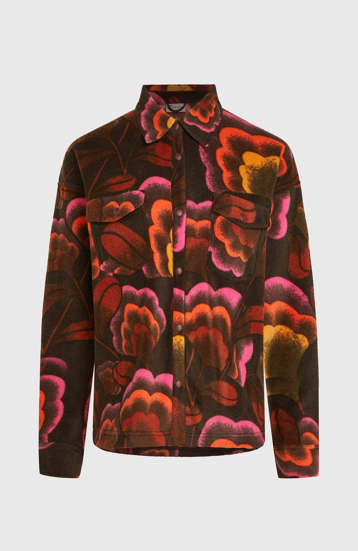 O'Riginals Superfleece blouse | Brown Originals Flower