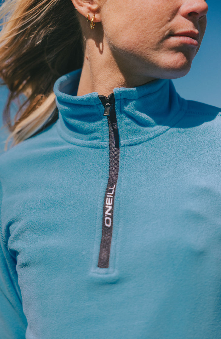 FWC'Cruz Jack's Polartec® fleecetrui met halve rits | Blue Poppy