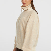 Must-Have fleecetrui met halve rits | Macaron Animalica