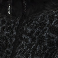 Must-Have fleecetrui met halve rits | Black Animalica
