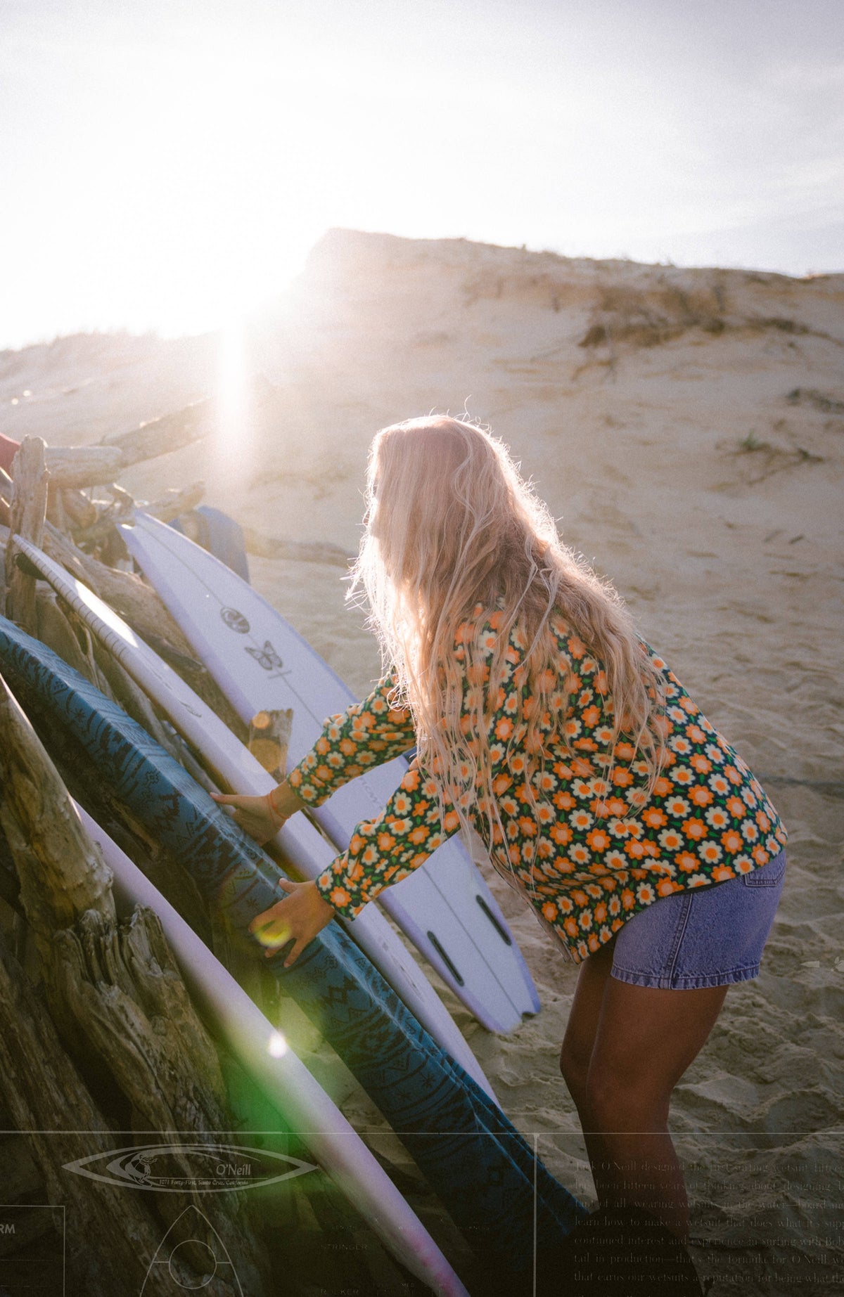 O'Riginals Superfleece blouse | Green Retro Flower