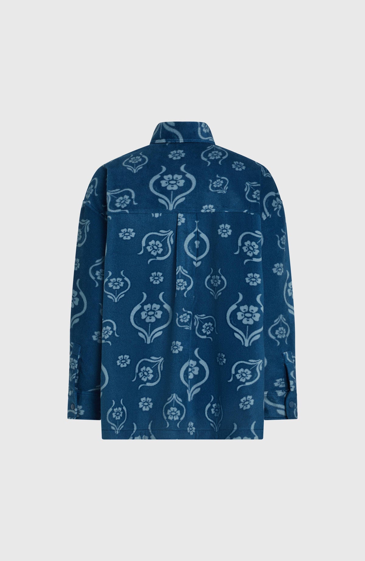 O'Riginals Superfleece blouse | Blue Artdeco Floral