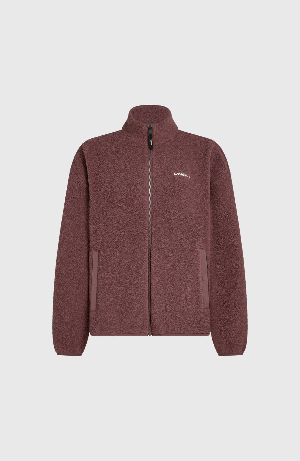 Must-Have High-Pile fleecevest met volledige rits | Purple Gray