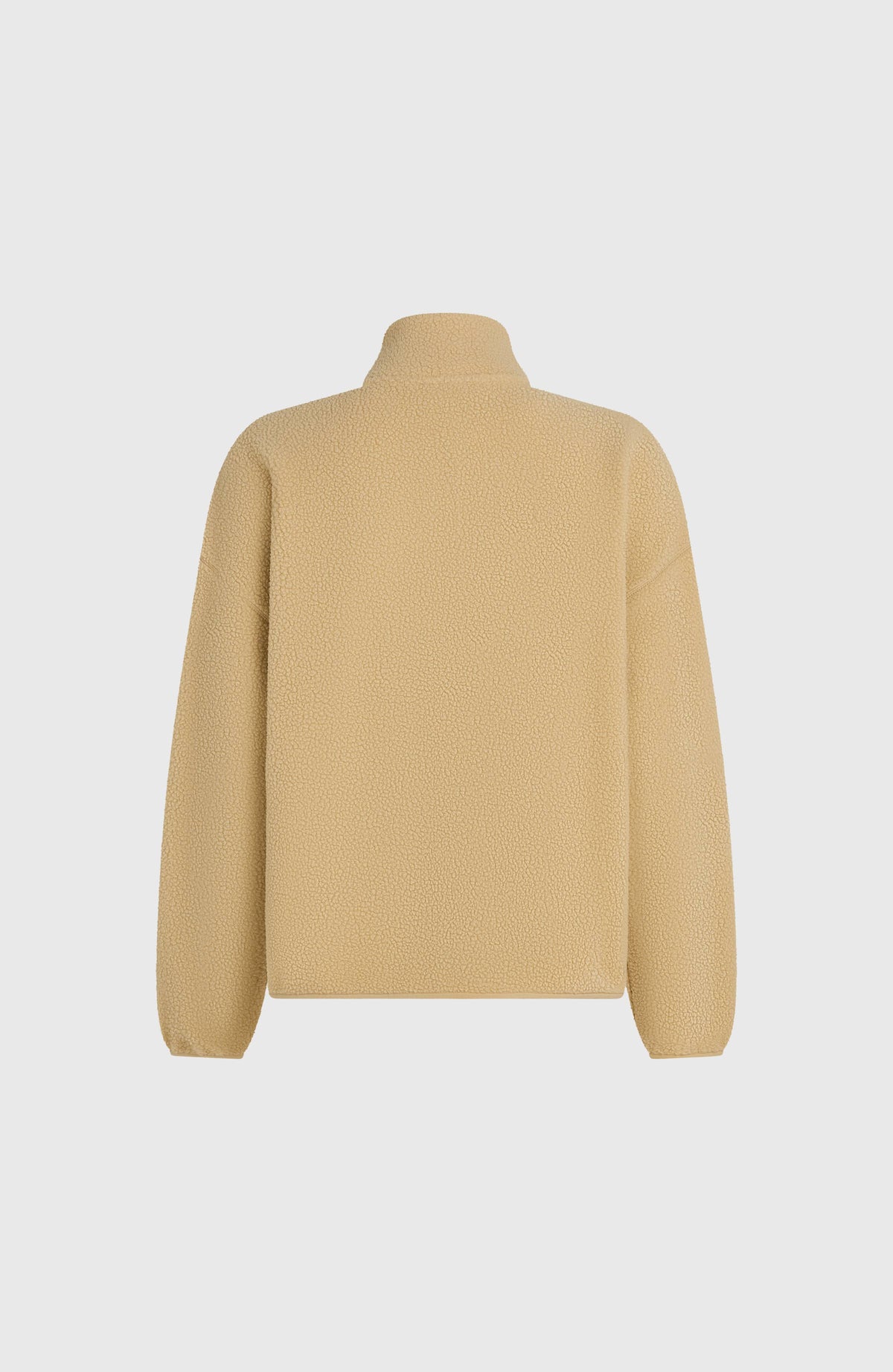 Must-Have High-Pile fleecevest met volledige rits | Olive Blush
