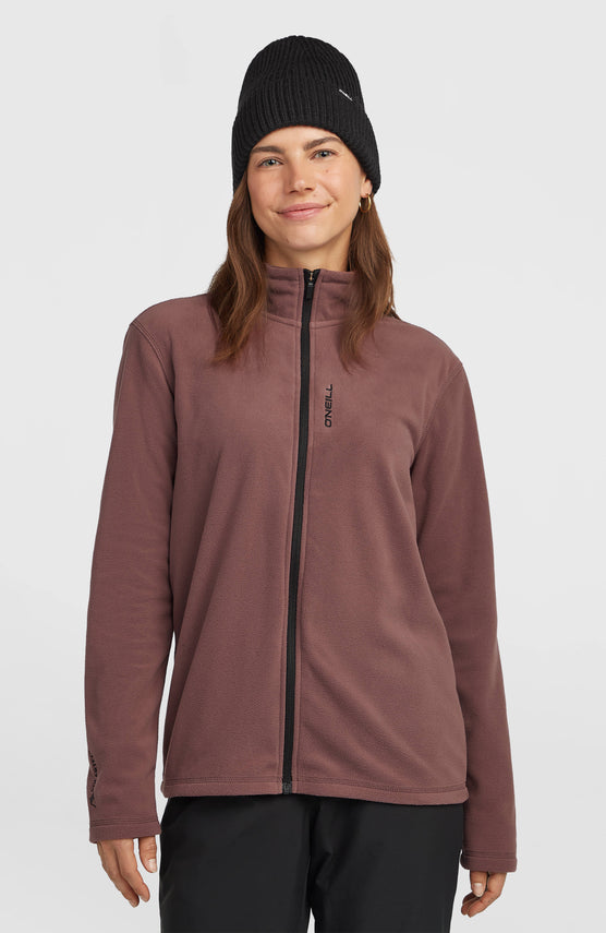 FWC'Cruz Jack's Polartec® fleecevest met volledige rits | Purple Gray