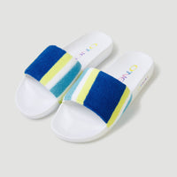 Slippers Brights | Blue Towel Stripe
