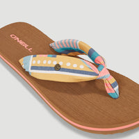 Ditsy Sun BLOOM™ slippers | Yellow Art Geo