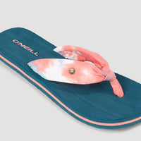 Ditsy Sun BLOOM™ slippers | Pink Ice Cube Tie Dye