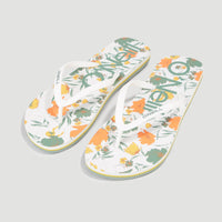 Profile Graphic slippers | White Bluemchen