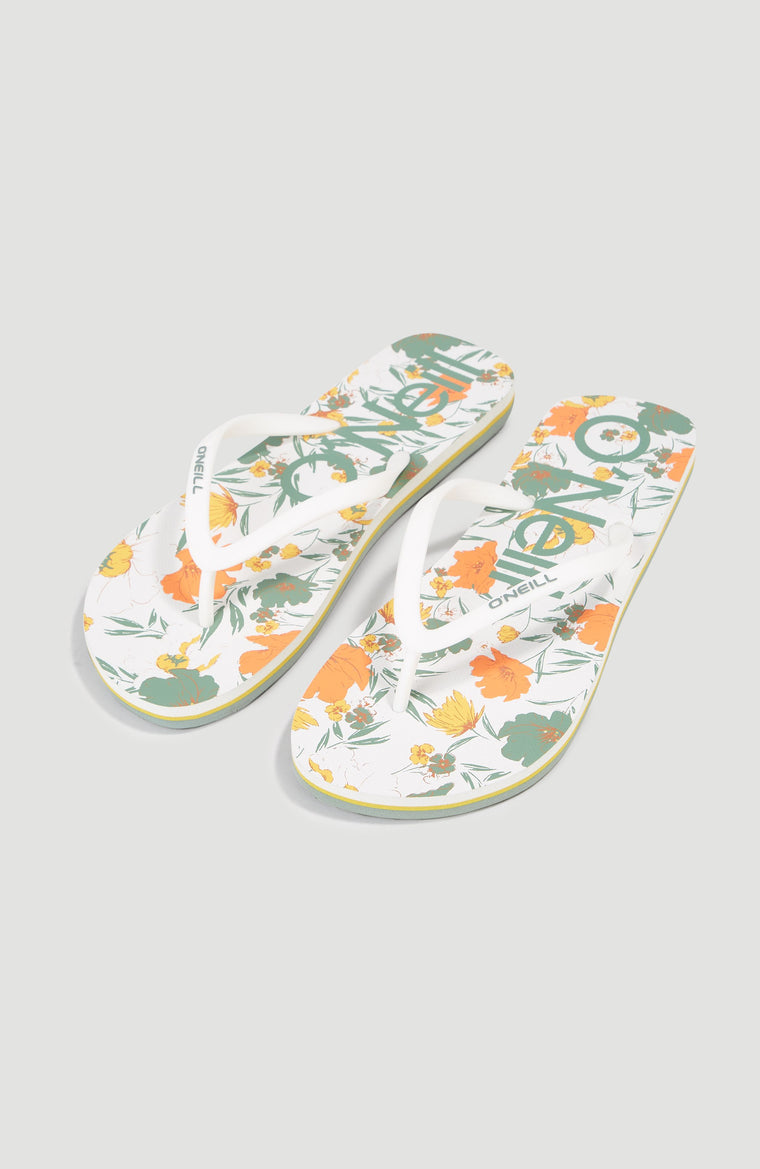 Profile Graphic slippers | White Bluemchen