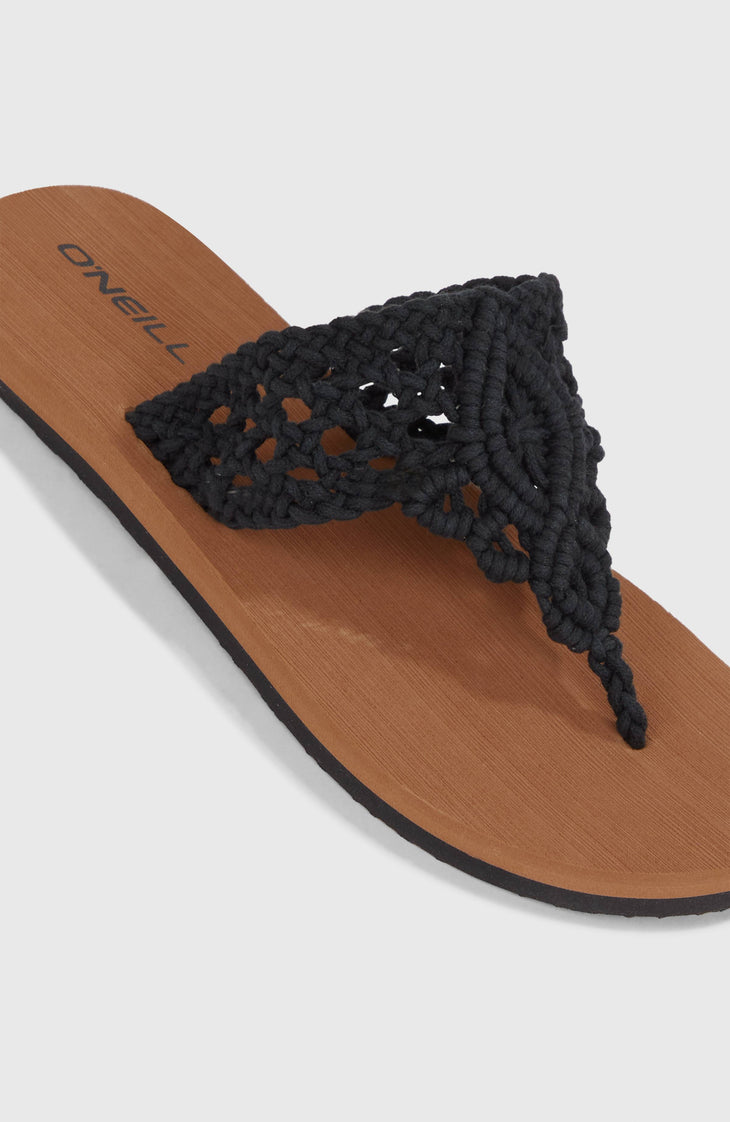 Ditsy Crochet slippers | Black Out