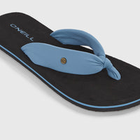 Ditsy Sun slippers | Copen Blue