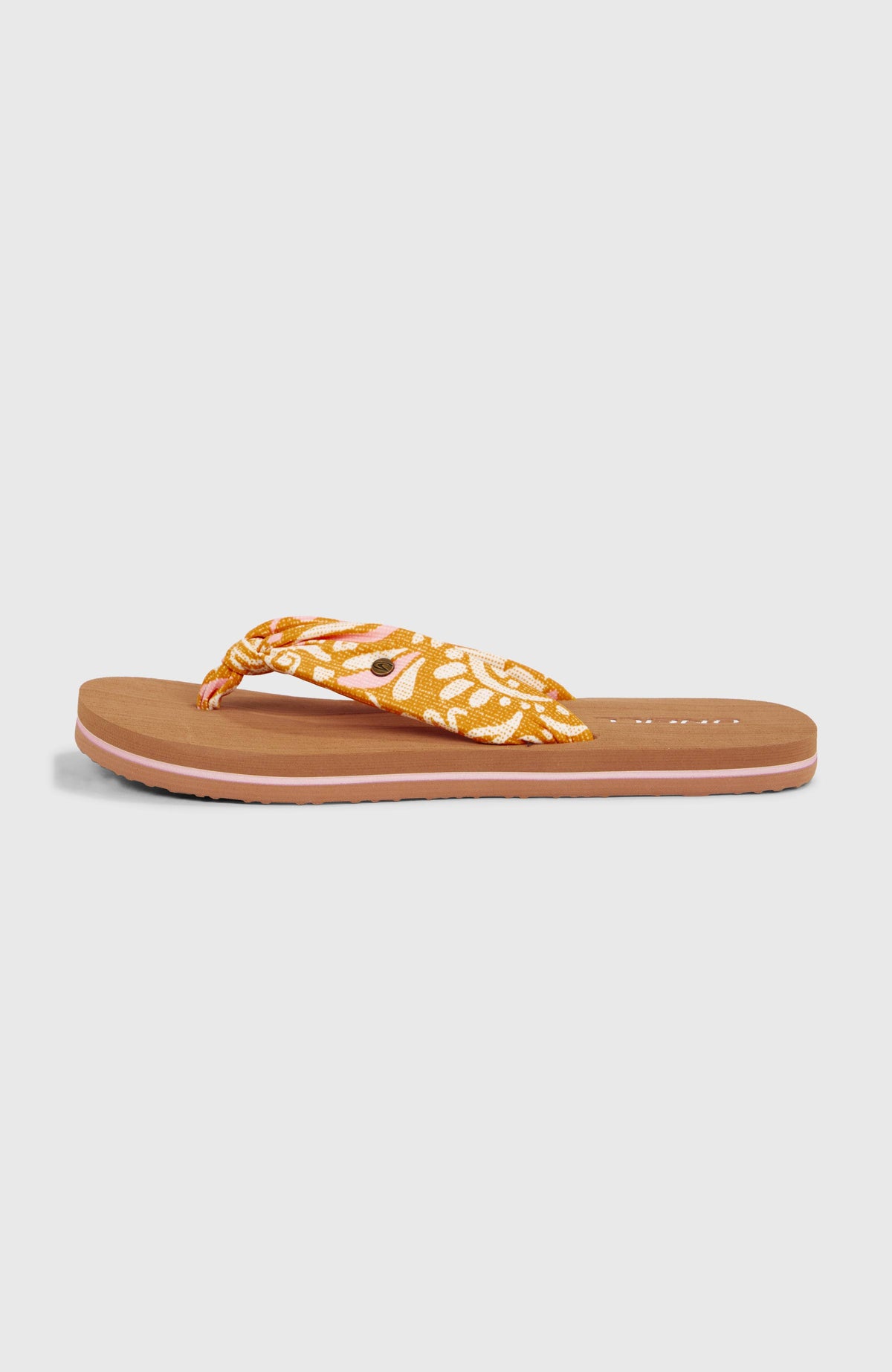Ditsy Sun slippers | Orange Abstract Wave