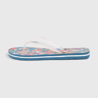 Profile Graphic slippers | Blue Painted Tropics