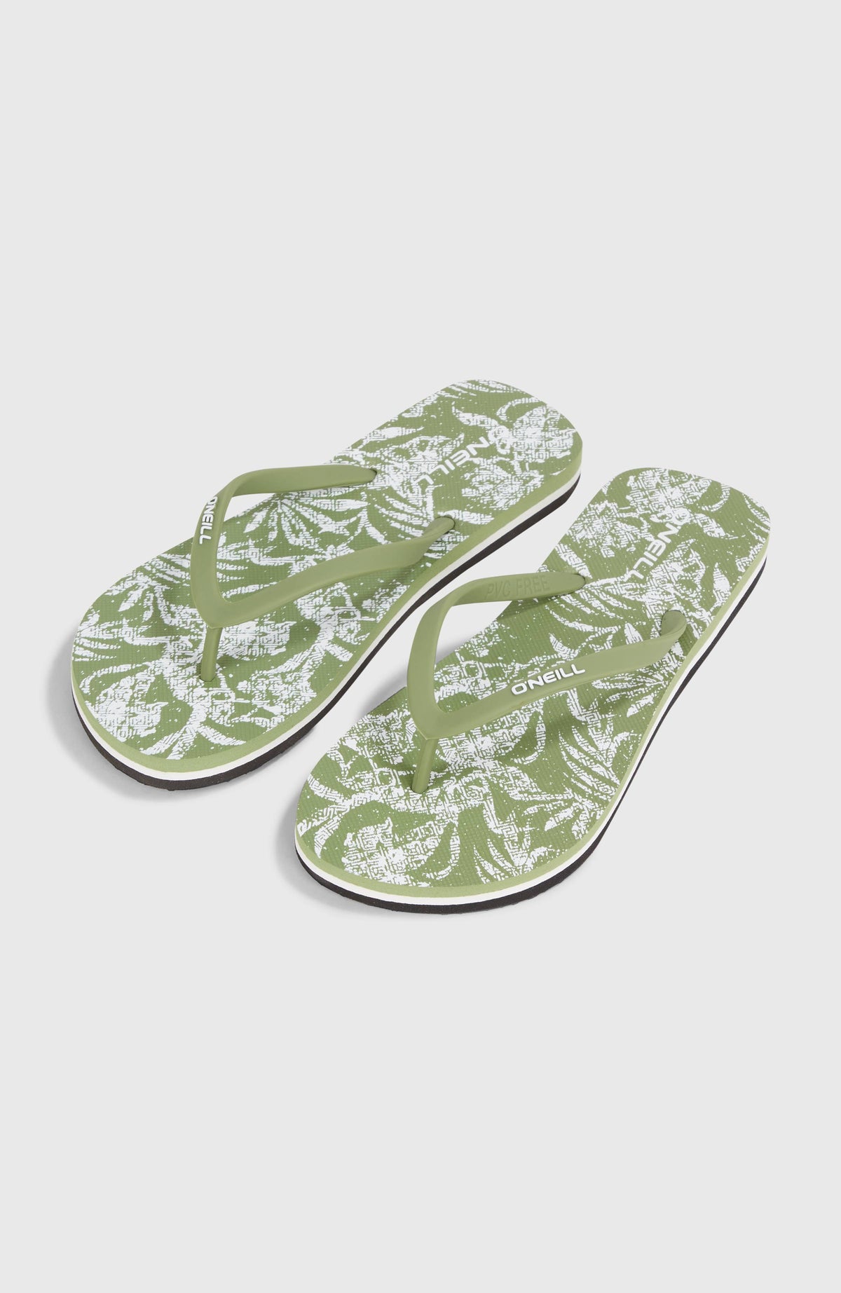 Profile Graphic slippers | Green Textured Jungle