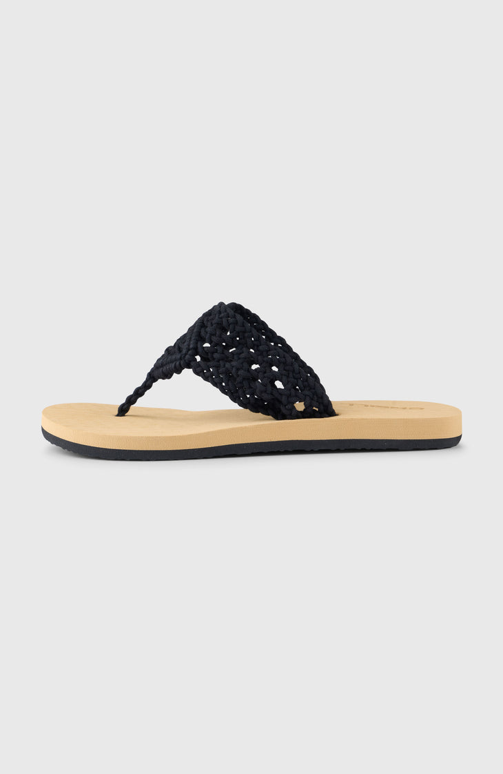Ditsy Crochet slippers | Black Out