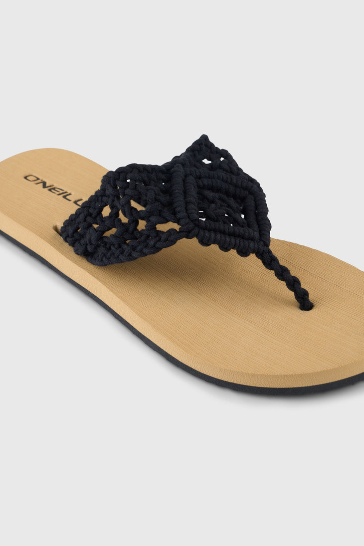 Ditsy Crochet slippers | Black Out