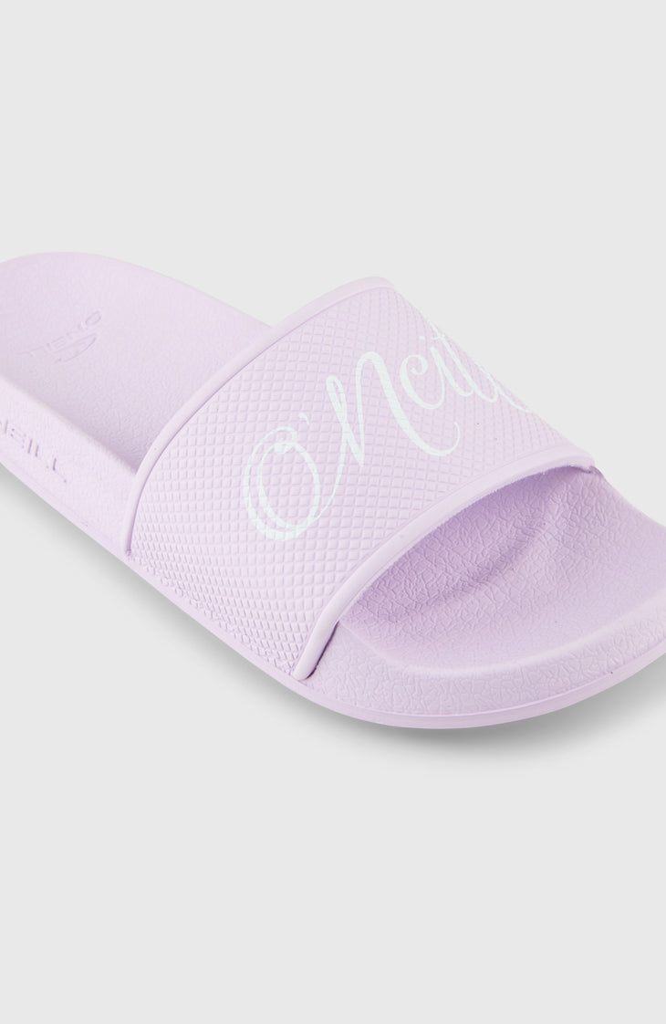 O'Neill Script slippers | Pale Lavender