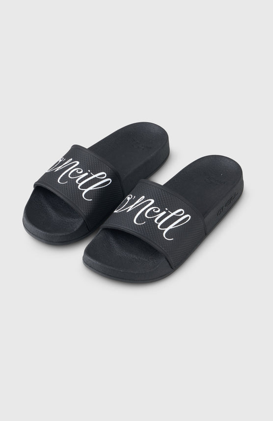 O'Neill Script slippers | Black Out