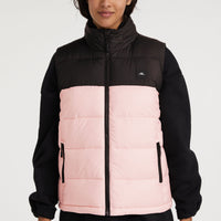 O'Riginals Puffer bodywarmer | Peach Whip Colour Block