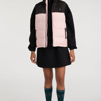 O'Riginals Puffer bodywarmer | Peach Whip Colour Block