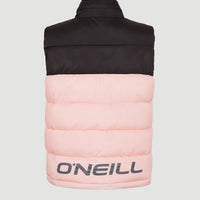 O'Riginals Puffer bodywarmer | Peach Whip Colour Block