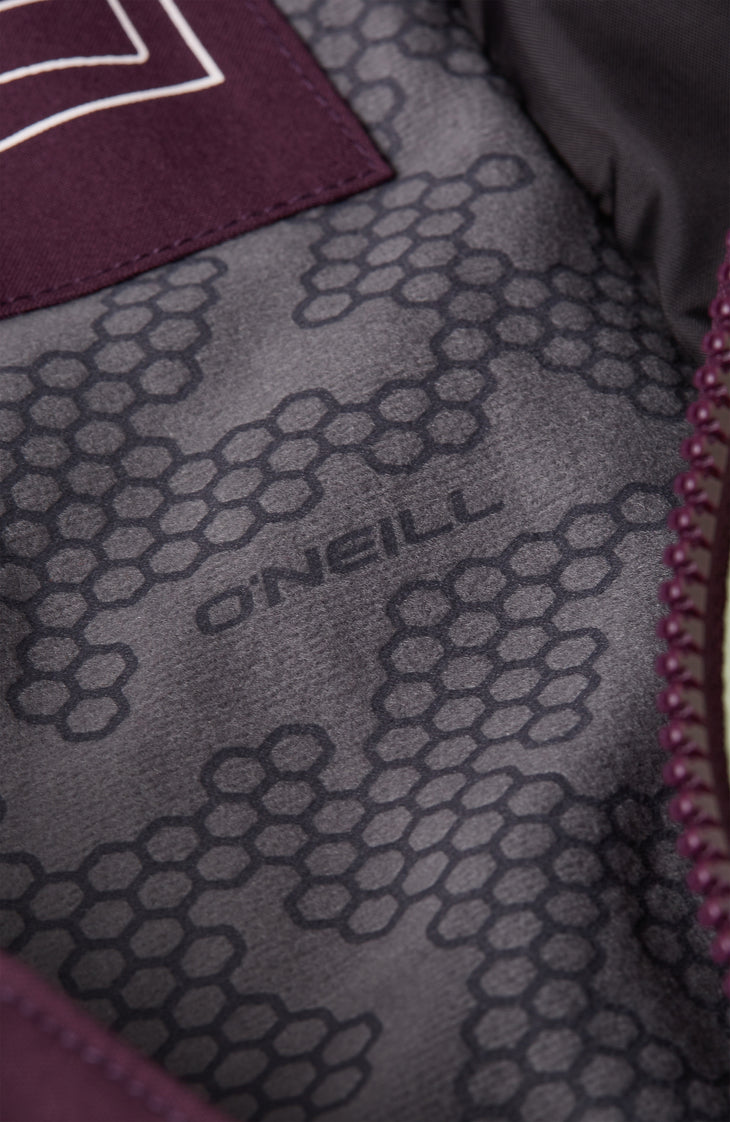 Carbonite wintersportjas | Aubergine Colour Block