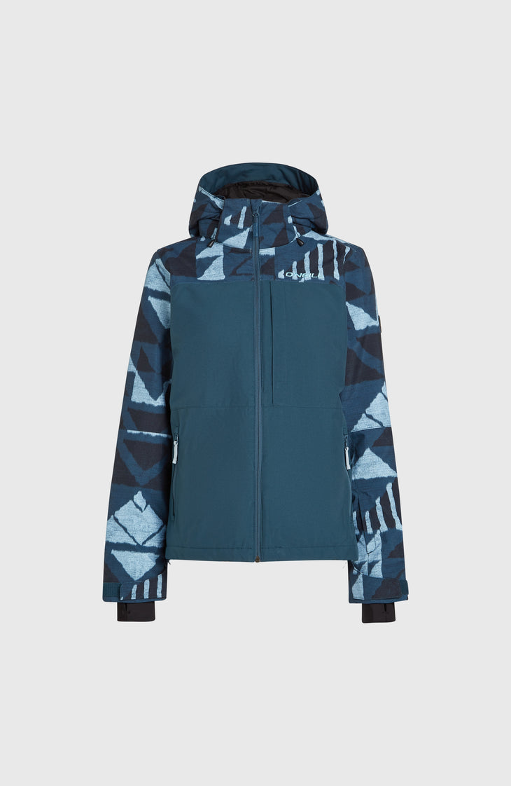 Aplite Plus wintersportjas | Blue Triangle Ikat