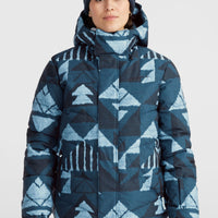 Z.E.N. Puffer Hybrid wintersportjas | Blue Triangle Ikat