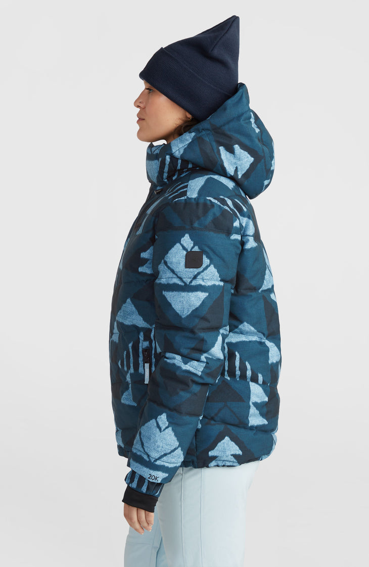 Z.E.N. Puffer Hybrid wintersportjas | Blue Triangle Ikat