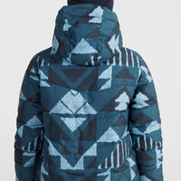 Z.E.N. Puffer Hybrid wintersportjas | Blue Triangle Ikat